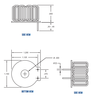 HCL2系列大電流功率電感器Vanguard Electronics