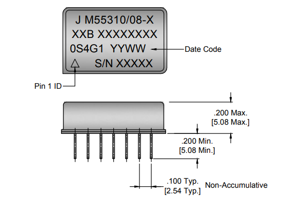 M55310/08-B-08-A-25M00000振蕩器Wi2Wi(PDI)