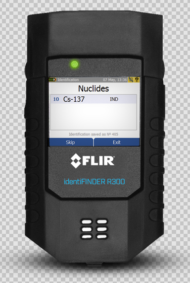 FLIR identiFINDER R300 高分辨率個(gè)人輻射能譜探測器